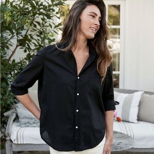 Frank & Eileen Black Button Down Shirt